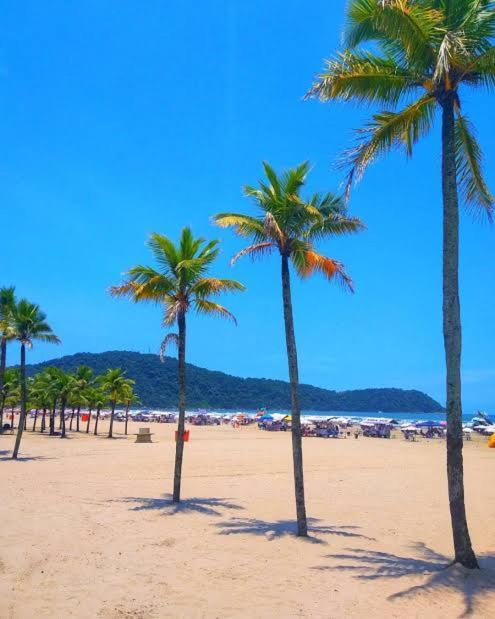 Kitnet Pe Na Areia Vista Mar - Boqueirao Praia Grande-Sp Lägenhet Praia Grande  Exteriör bild